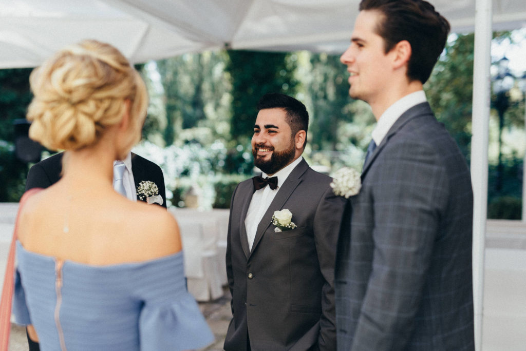 Ein nervöser Bräutigam