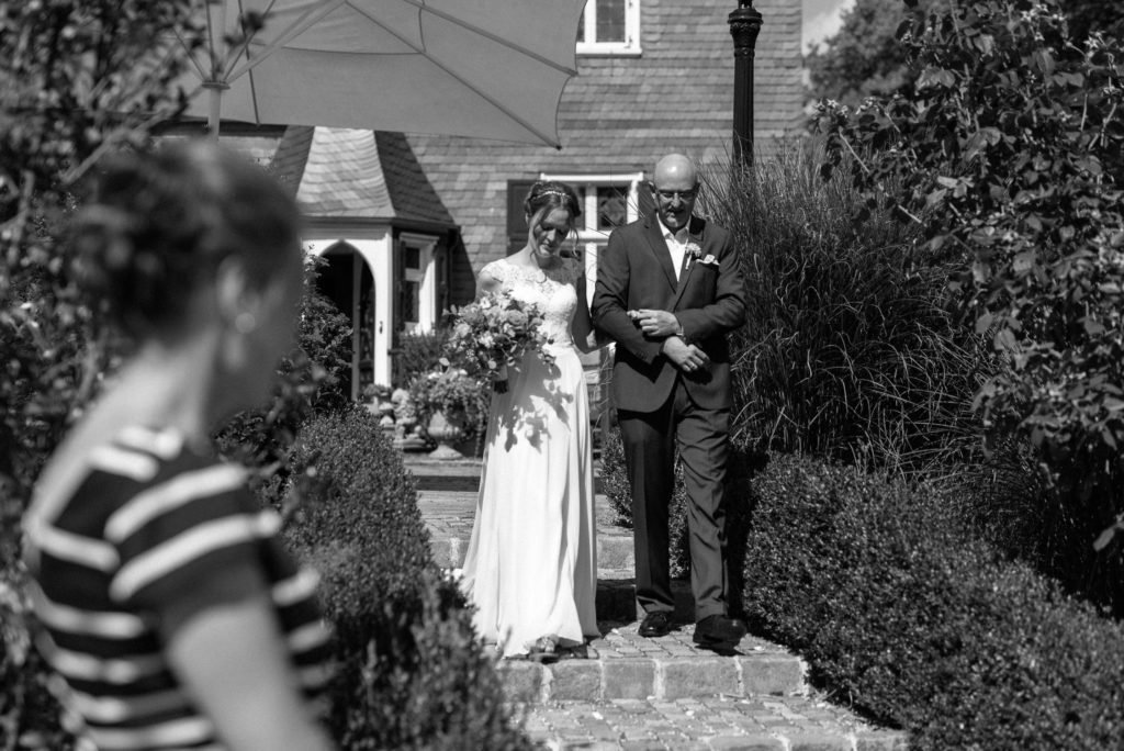 Ankunft der Braut auf Schloss Grünewald