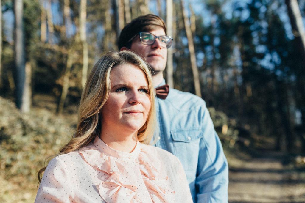 Straightes Paar beim Paarshooting